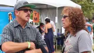 Eric VonHerzen with Rico's Blues News at the New Blues Festival IV