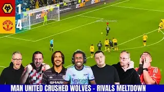 Manchester United & Rivals Reactions To Wolves 1-4 Man United | Premier League fan Reactions