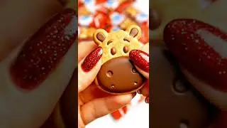 Yummy hippo chocolate opening #shorts