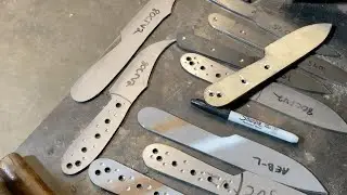 Knife making  &ldquo;Drilling holes&rdquo;