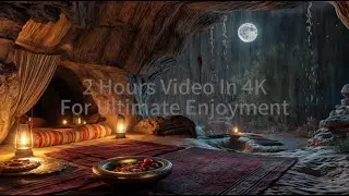 Thunderstorm Outside A Cozy Cave House