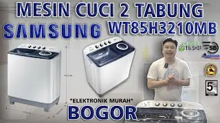 Стиральная машина SAMSUNG WT85H3210MB1 с двумя барабанами (8,5 кг) и 4 пульсаторами || Cheap Elec...