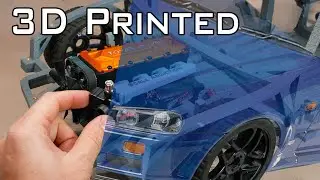 3d Printed Nissan skyline with gasoline engine