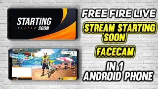 How To Livestream Free Fire On YouTube , Facebook . No Pings High, Facecam & Starting Soon In Phone