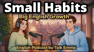 Simple Daily Habits to Improve Your English Naturally | Podcast For beginners by Talk Emma