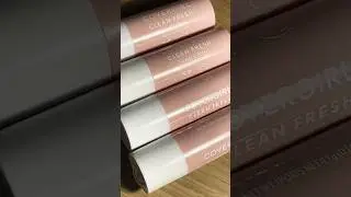 COVERGIRL Clean Fresh Tinted Lip Balm Swatches #makeup
