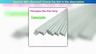 Best Fiberglass Rod Flat Strip Glass Fiber Square Bar Hard Reinforced Plastic Support Insulation St