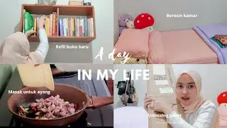 a day in my life // bersihin kamar kos // cookinh therapy // upgrade kamar aesthetic // daily vlog