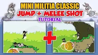 Mini Militia Classic New Tutorial😍Jump+ Melee Shot🤯|| New Tutorial Made By Devil Ayushyt 😇