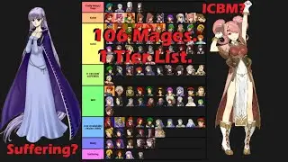ALL MAGES Tier List! - Fire Emblem Unit Design 101 follow-up