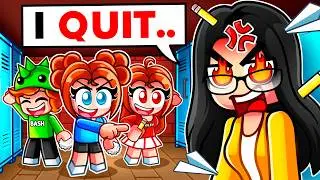 We PRANK our teacher until SHE QUITS in Roblox!