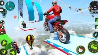 Real Bike Racing Games || Impossible Road Gameplay 2023=Bike Games |
