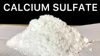 Calcium sulfate dihydrate (and hydrochloric acid)
