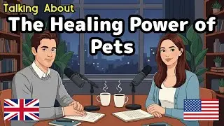 English Podcast 動物たちに癒やされる！Liam＆Lisaのペット ポッドキャスト｜英語 リスニング 聞き流し English Conversation | English Shower