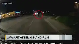 Dash camera video, active warrant, speeding data: Civil suit filed against hit-and-run suspect, empl