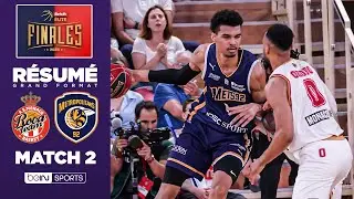 Résumé : Malgré 19 pts de Wemby, Monaco fait le break face aux Mets (Match 2)