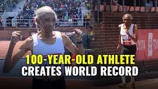 100-Year-Old Athlete Lester Wright Breaks 100-Metre World Record |