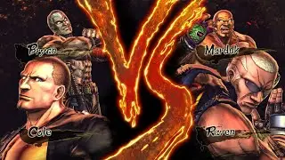 Street Fighter X Tekken _ Cole & Bryan vs Raven & Marduk (hardest)