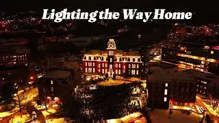 Lighting the Way Home! WVU Woodburn Hall lighting ceremony