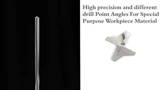 BFL Solid Carbide Straight Fluted Drill Bits For Aluminum Process