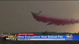 Strong Winds Fan Flames Of Bobcat Fire, New Evacuations Ordered