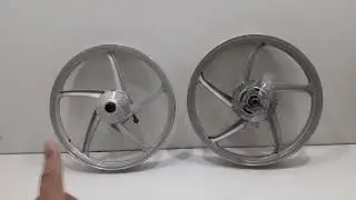 PAR DE RODAS COMPLETAS SHINERAY XY50 SEMI NOVA POR R$1.000,00 GUARANI AUTO PE&Ccedil;AS