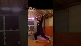 25 kg - Clean & Jerk day #roadto100kgsnatch #cleanandjerk