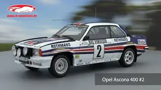 ck-modelcars-video: Opel Ascona 400 #2 Winner Rallye Monte Carlo 1982 R&ouml;hrl, Geistd&ouml;rfer WERK83