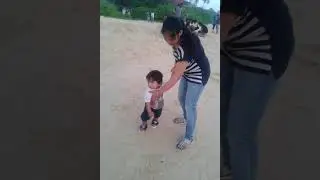 First Beach Walk at Surthakal Beach, Mangalore