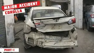 MAJOR ACCIDENT CAR - Toyota Corolla (E170) RESTORATION (Part-1)