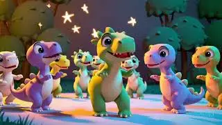 Roar Roar! Dino Birthday Song 🦖🎉 | Fun Kids Rhyme | Harsha&rsquo;s Kidzverse