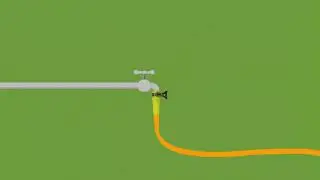 sprinkler irrigation system animation | water hose | garden hose | hose 2d animations