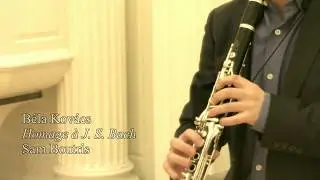 Bela Kovacs | Homage a Bach Sam Boutris, clarinet