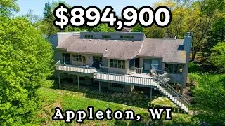 LUXURY WATER FRONT PROPERTY FOR SALE | APPLETON, WI | 5 BEDS | 4 BATHS | 6,702 SF