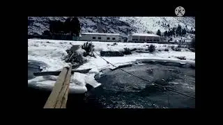 #frozenlake 🥶 #snow 😘 beautiful #mountains 🗻 It's GilgitBaltistan, Astore valley.