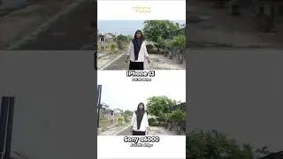 Perbandingan Hasil Video antara Sony A6000 dengan iPhone 13 #jualkamera #iphone #sony #camera