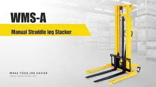 [STAXX] Premium Manual Straddle Leg Stacker WMS-A | Manual Pallet Stacker Manufacturer