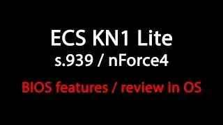 ECS KN1 LITE / Athlon 64 X2 3800+ (OC) / 2048Mb RAM