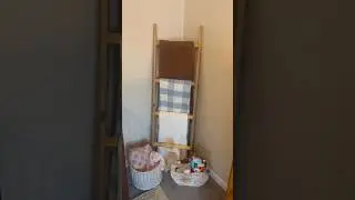 DIY Blanket ladder! #diy #woodworking #homedecor