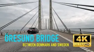 Öresund Bridge, between Denmark and Sweden #dashcam #bridge #sweden