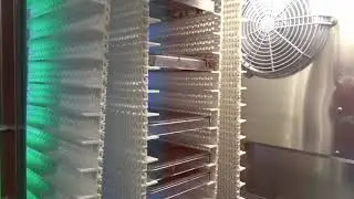 MICRO CLIMA. Smallest FBM vertical cooling tunnel for Chocolate Moulds.