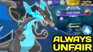 Mega Charizard X Dominates the Entire Game in Just 2 Stacks 😵&zwj;💫 How much Broken he is  Pokemon Unite
