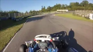 BWKC Weekend Urloffen - Training Mach1 Kart Rotax DD2 Onbaord