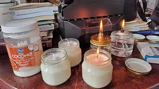 Coconut Oil Candles to Heat my Greenhouse?