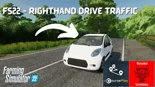 Righthand Drive Traffic - FS22 - Prefab