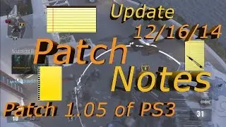 Call of Duty Advanced Warfare: Patch Notes 1.05 ( Update 12/16/14) PS3