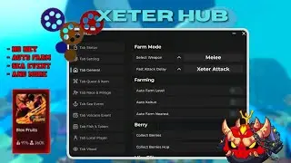 Blox Fruit Script Auto Race V4!! Xeter Hub V1 - No Key!! // Race V4 // Auto Farm // Sea Event //