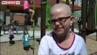 Girl Suspended Over Cancer Tribute Head Shave