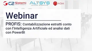 Webinar Profis - Contabilizzazione estratti conto con intelligenza artificiale - Cruscotti Power BI
