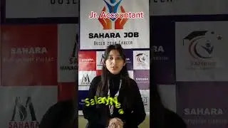 Jr account #jobs #job #jobseek #interview #jobsearcher #jobvacancy #saharajobnepal Sahara Job Nepal